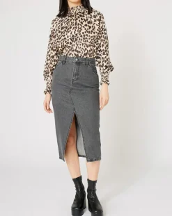 Blouse Panthère Coeur léopard-Manoush New