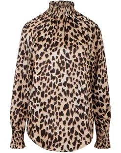 Blouse Panthère Coeur léopard-Manoush New