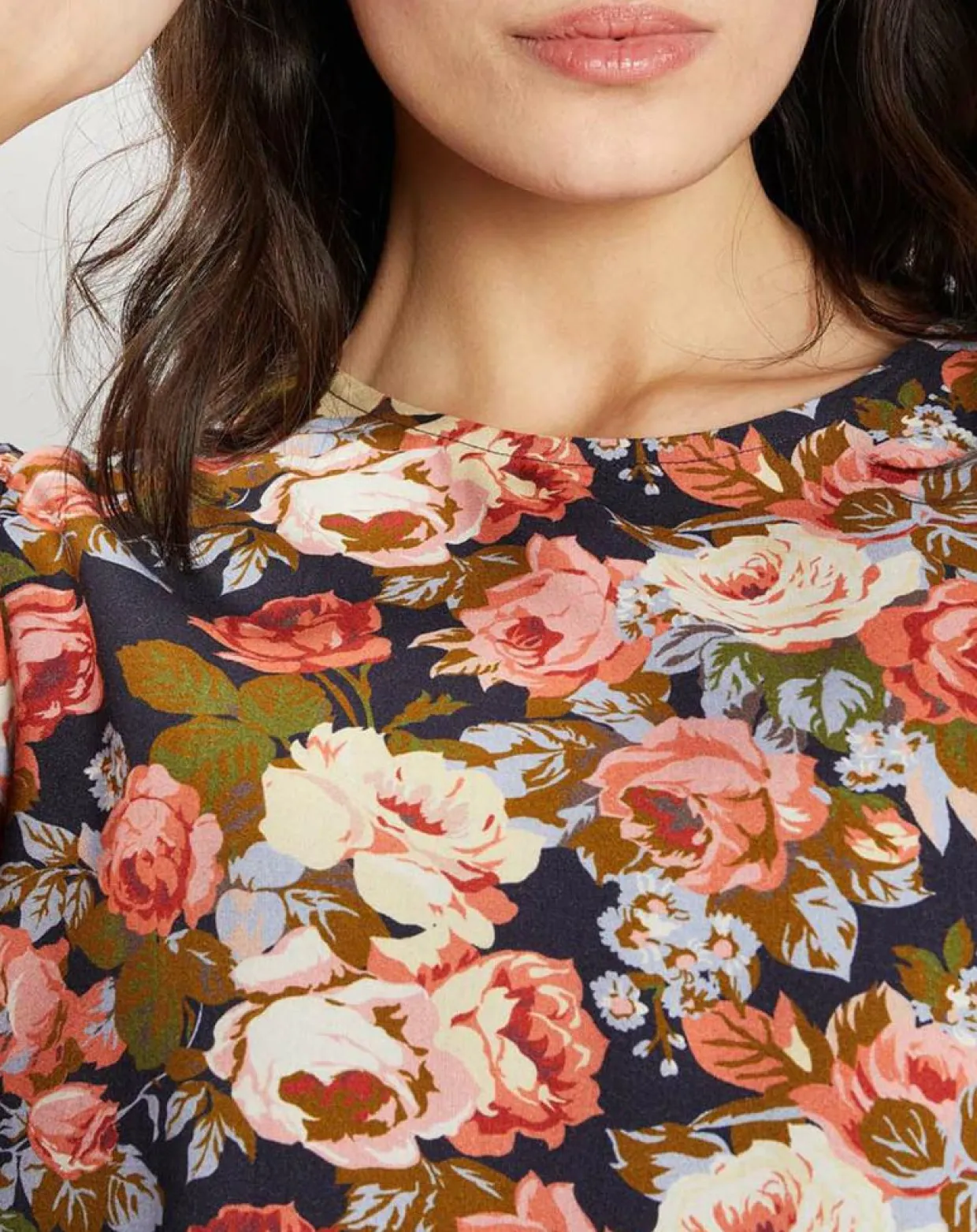 Blouse Patchwork encre-Manoush Sale