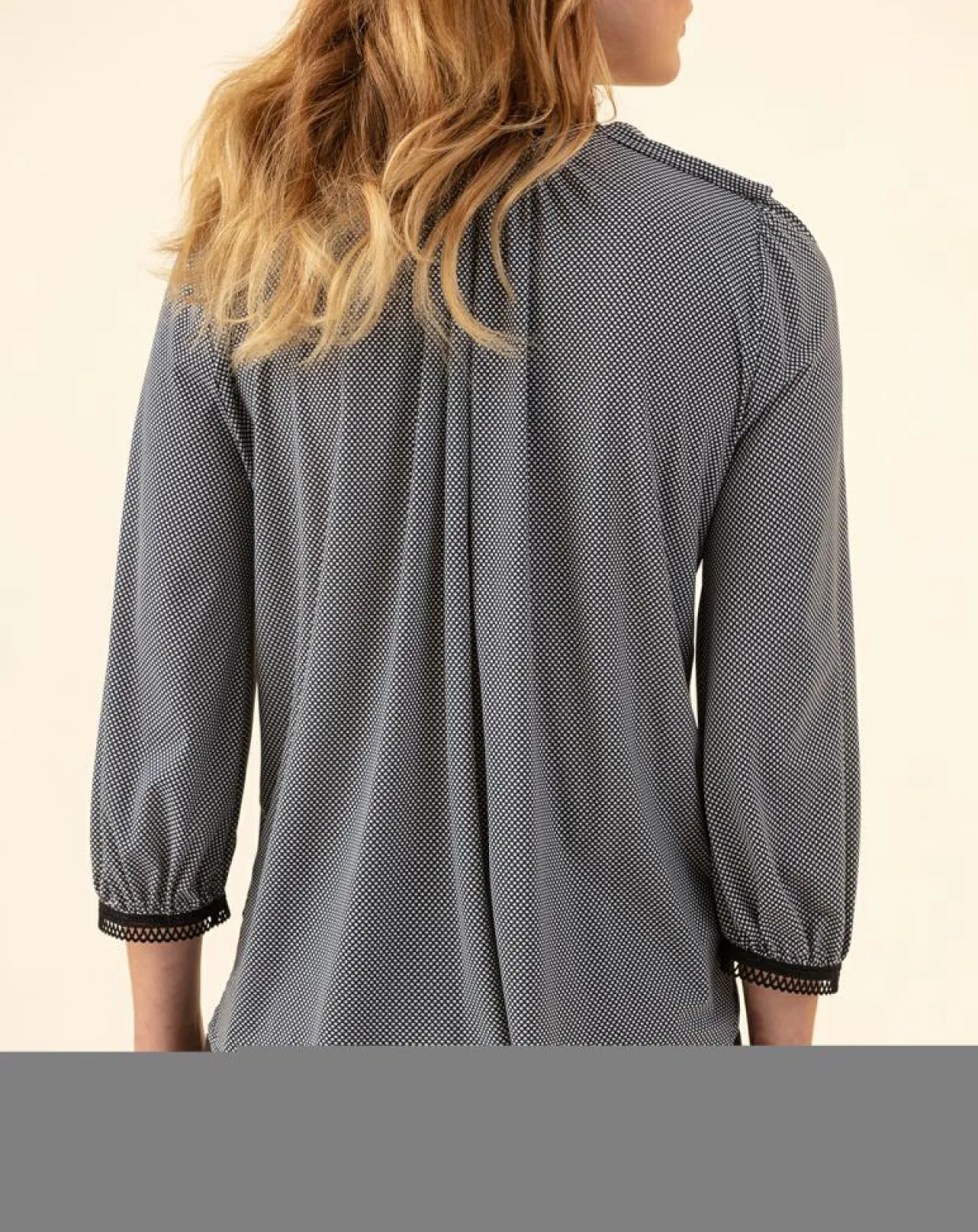 Blouse Paulette micro carreaux-Indies