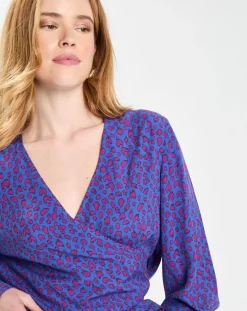 Femme Galeries Lafayette Tops Et Blouses^Blouse Print Tori bleu/violet