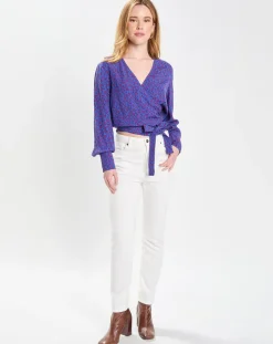Femme Galeries Lafayette Tops Et Blouses^Blouse Print Tori bleu/violet