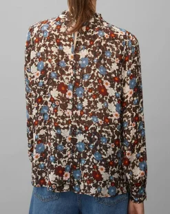 Femme Marc O'Polo Tops Et Blouses^Blouse Romantique Fleur marron/multicolore