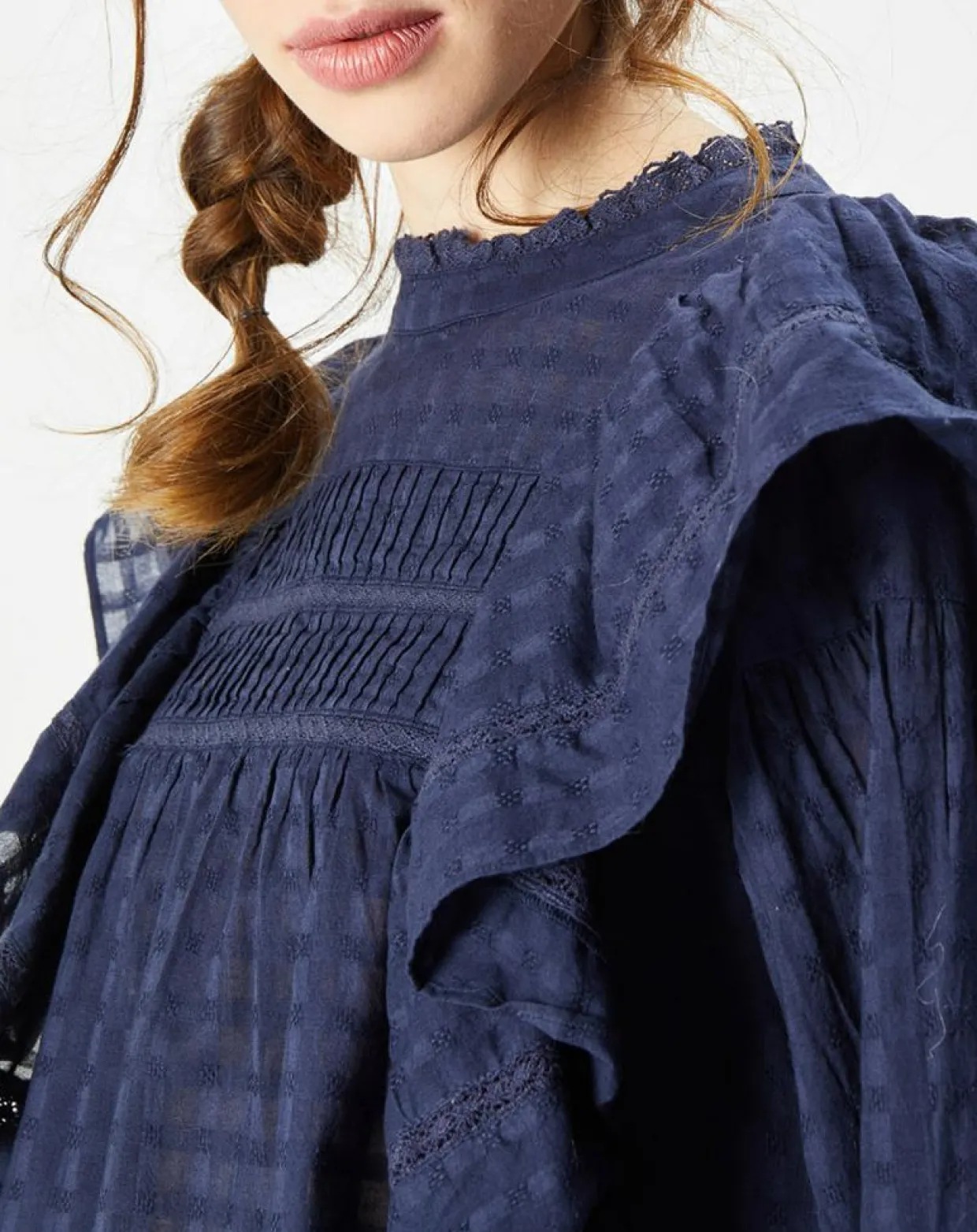 Blouse Somua marine-La Petite Etoile Discount