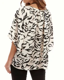 Blouse Store crème/noir-Lauren Vidal Best