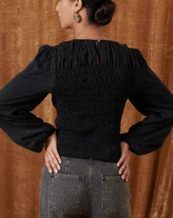 Femme Garance Paris Tops Et Blouses^Blouse Tatoo noire