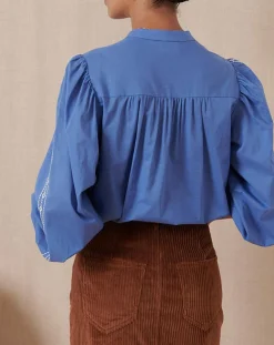 Blouse Tevy bleue-Garance Paris Hot