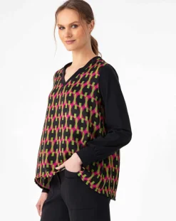 Blouse Winnie geometric-Indies Hot