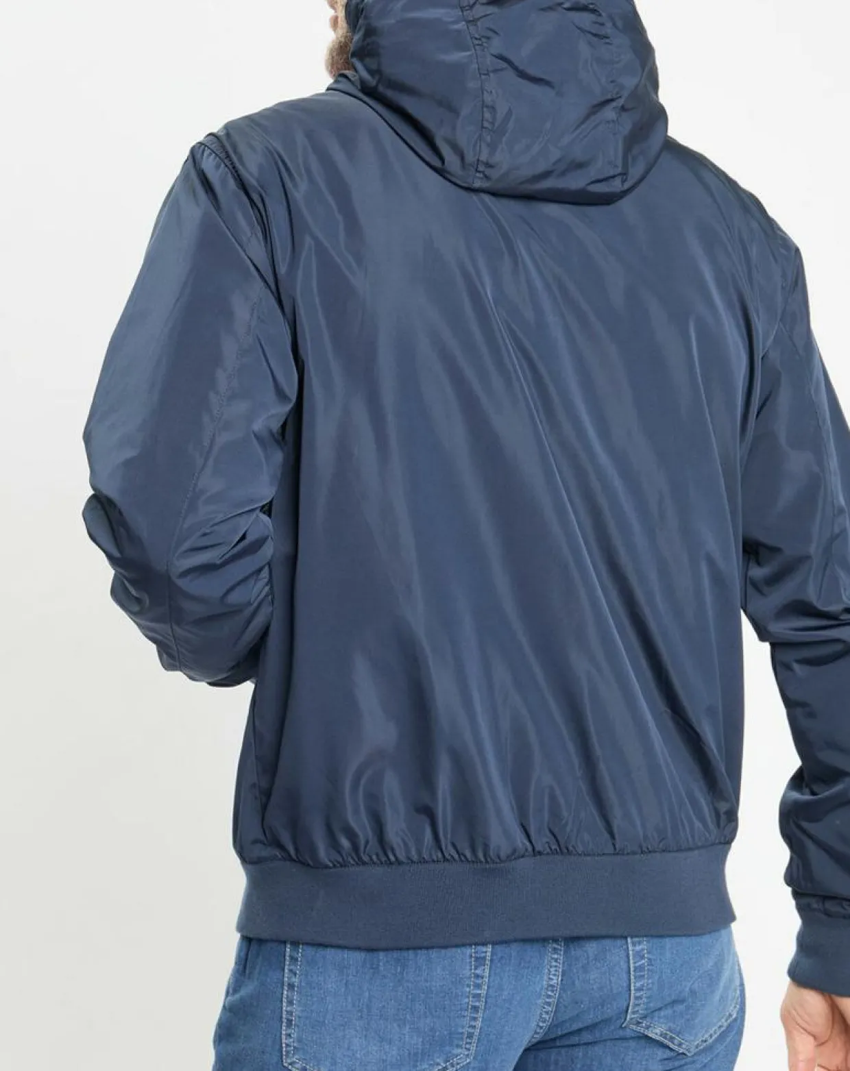Blouson à capuche Sport bleu-Hackett London Discount