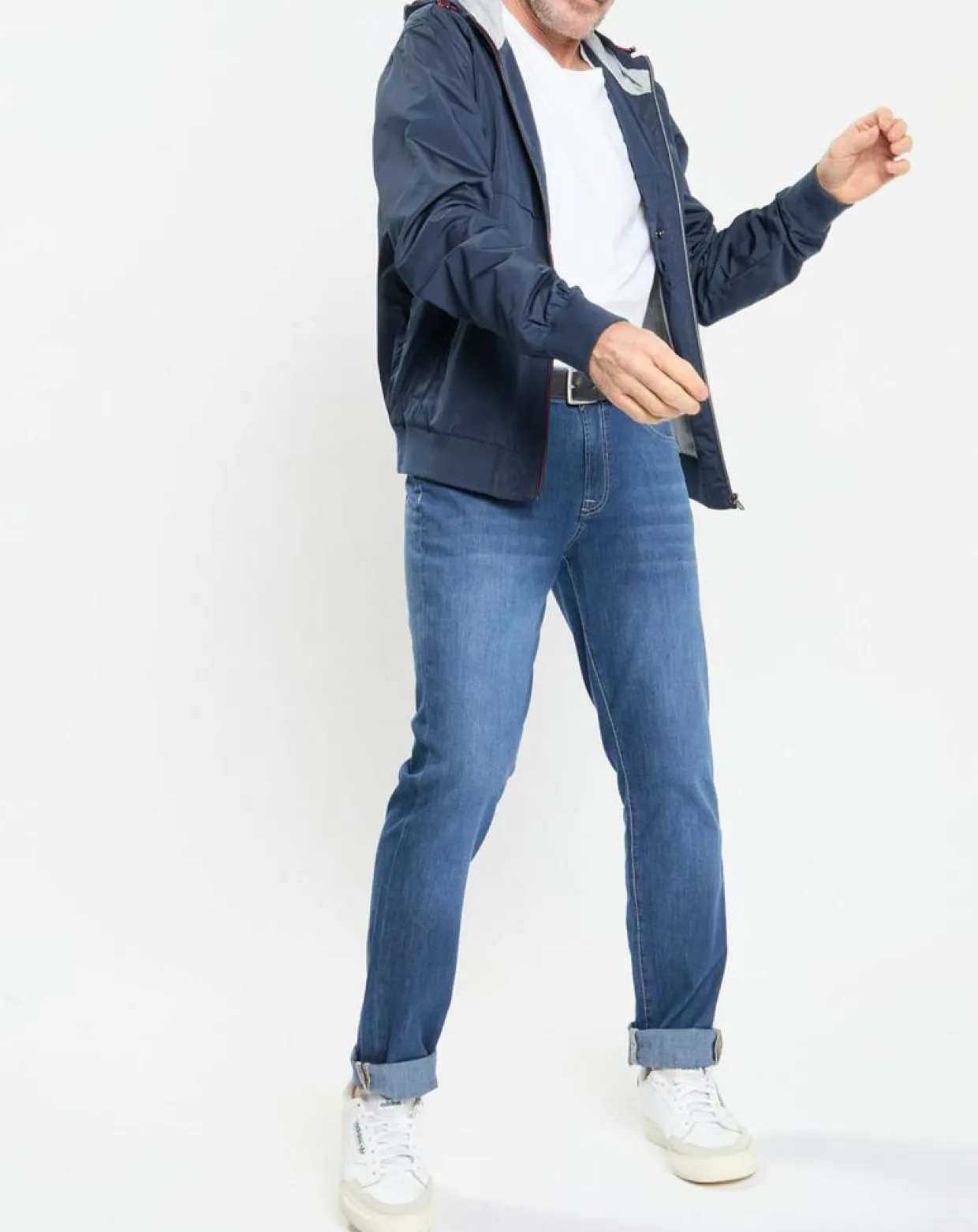 Blouson à capuche Sport bleu-Hackett London Discount