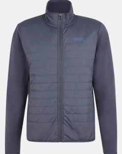 Blouson bi-matière bleu marine-Hackett London Discount