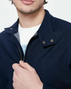 Homme Pepe Jeans Vestes, Blousons^Blouson bimatière denim Tilos bleu marine