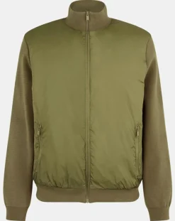 Homme Galeries Lafayette Vestes, Blousons^Blouson bi-matière Mamix kaki foncé