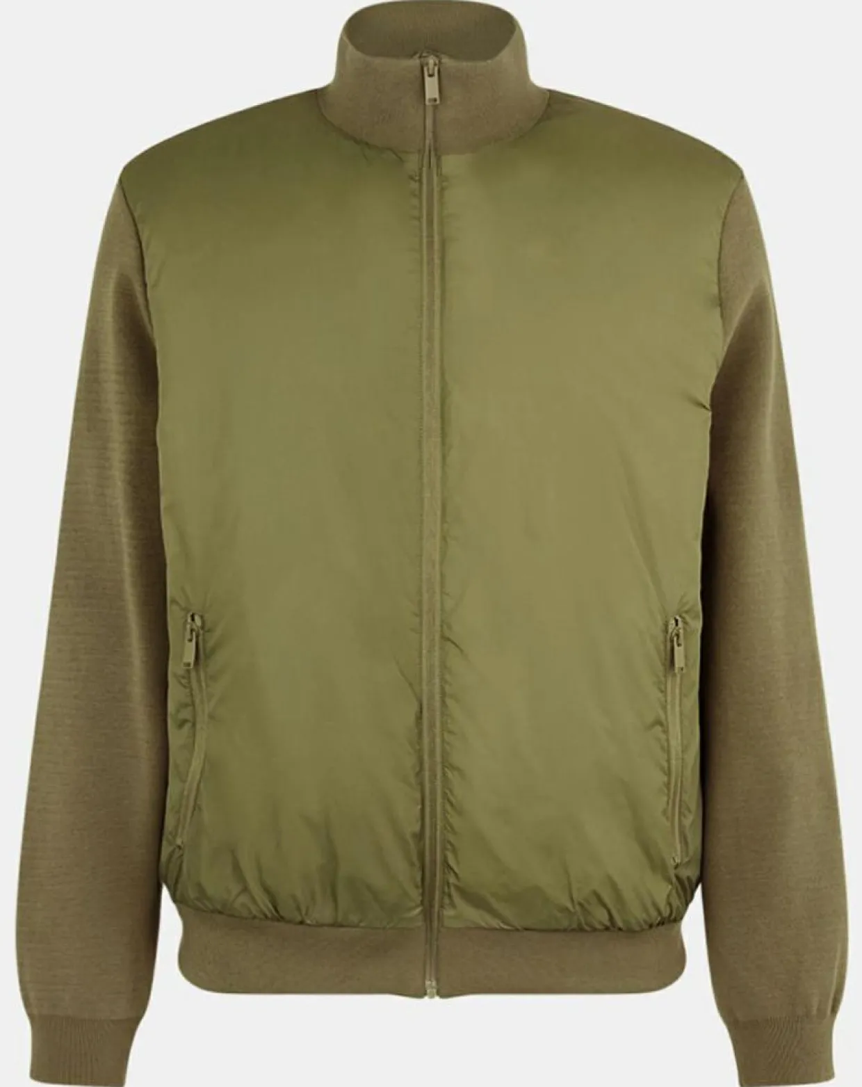 Homme Galeries Lafayette Vestes, Blousons^Blouson bi-matière Mamix kaki foncé