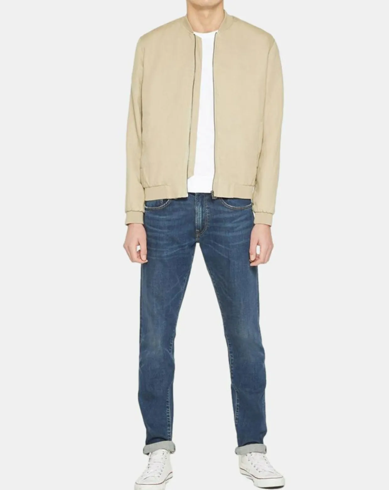 Blouson bombers 100% Lin Poulin beige-Galeries Lafayette Discount