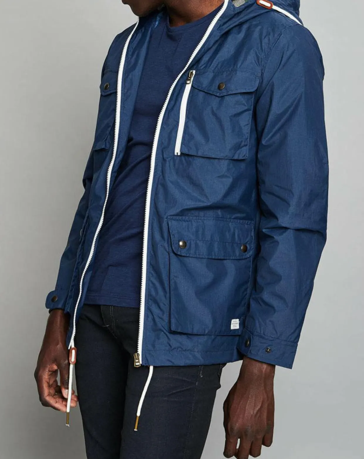 Homme Jack & Jones Vestes, Blousons^Blouson Bonanza bleu marine