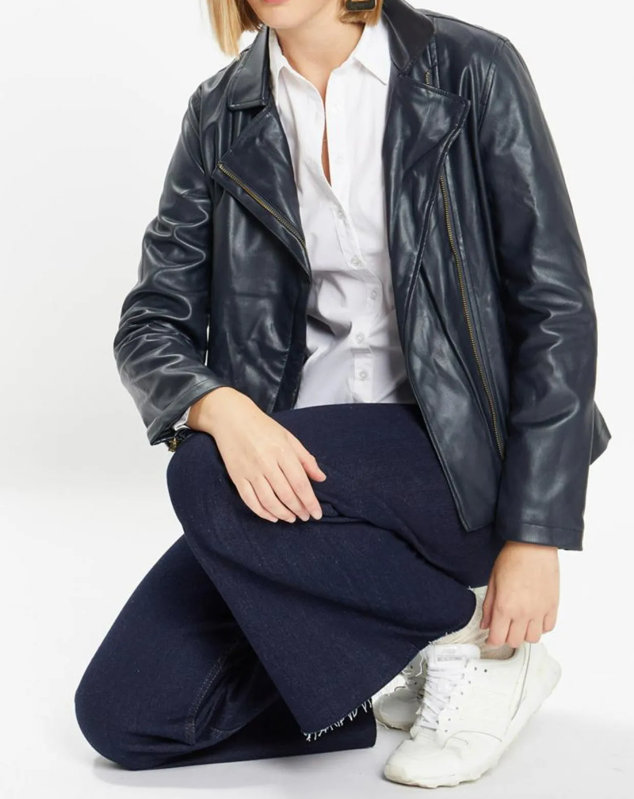 Femme Galeries Lafayette Vestes, Blousons^Blouson Calpaga bleu marine