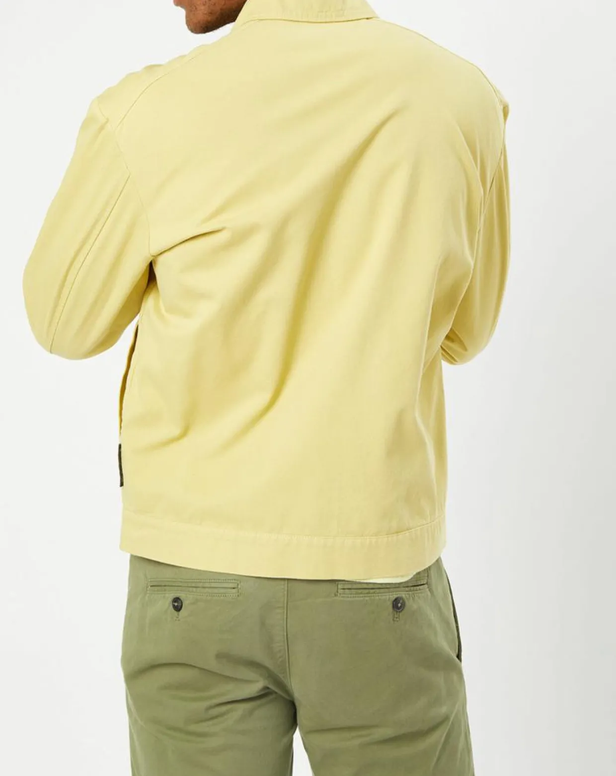 Blouson Coton Organic Double Poche jaune clair-Marc O'Polo Outlet