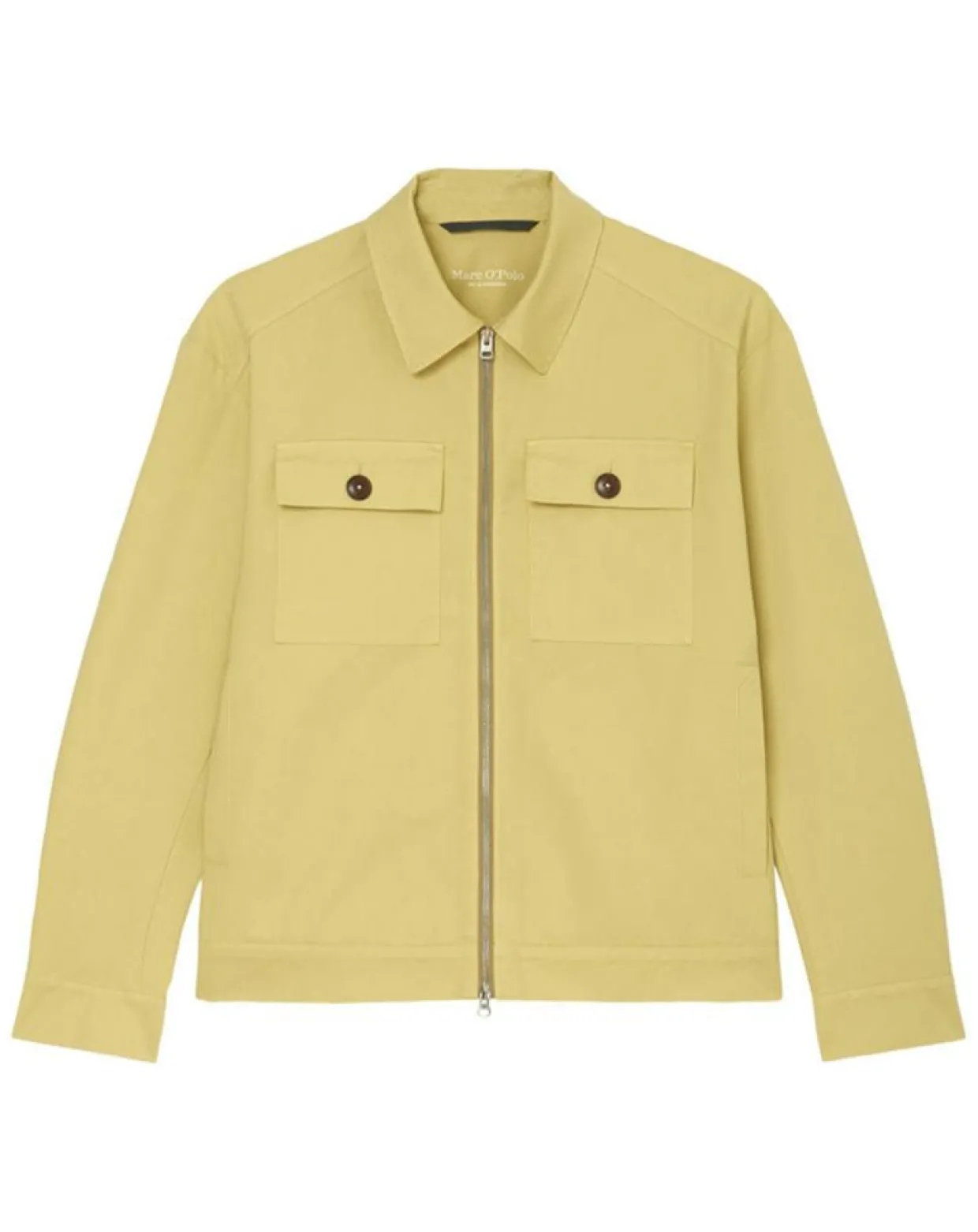 Blouson Coton Organic Double Poche jaune clair-Marc O'Polo Outlet