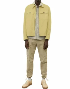 Blouson Coton Organic Double Poche jaune clair-Marc O'Polo Outlet