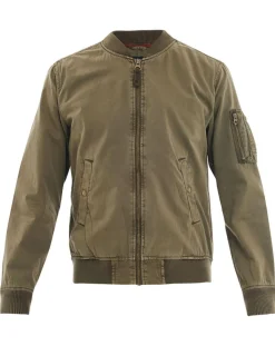 Blouson Cotton Wash kaki-Jack & Jones Sale