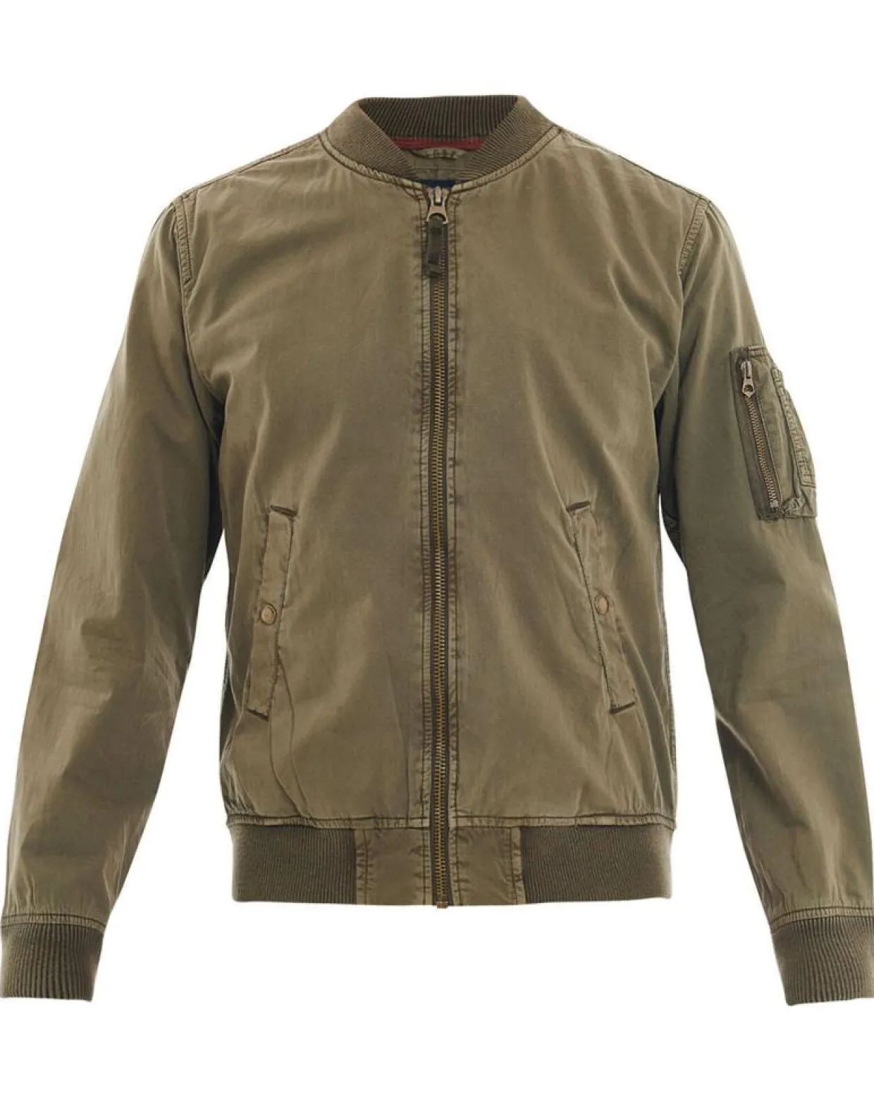 Blouson Cotton Wash kaki-Jack & Jones Sale