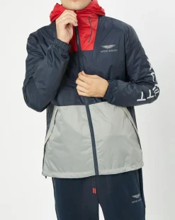 Blouson Coupe-vent à capuche Aston Marting Racing multicolore-Hackett London Best