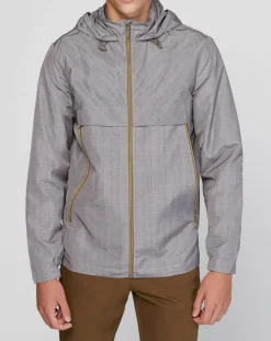 Blouson coupe-vent Decks à carreaux blanc/noir-Galeries Lafayette
