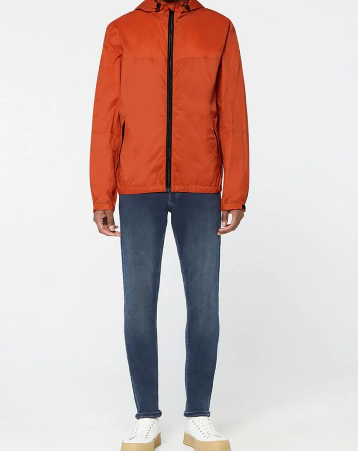 Blouson coupe-vent Maway Trans orange-Galeries Lafayette