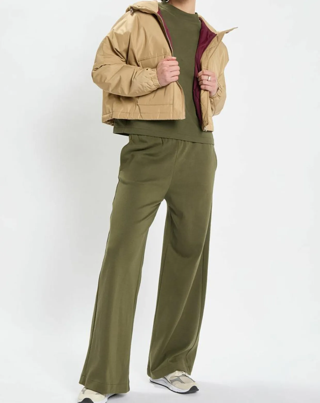 Blouson court à capuche poches zip beige-Marc O'Polo Online