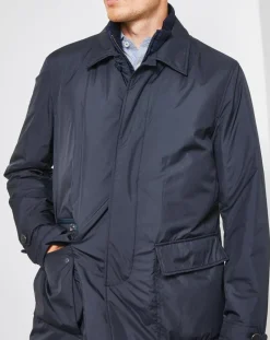 Homme Hackett London Manteaux^Blouson en flanelle Mayfair bleu marine