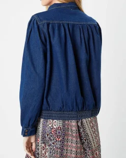 Blouson en jean bleu-Molly Bracken Best