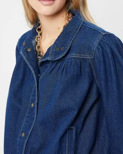 Blouson en jean bleu-Molly Bracken Best