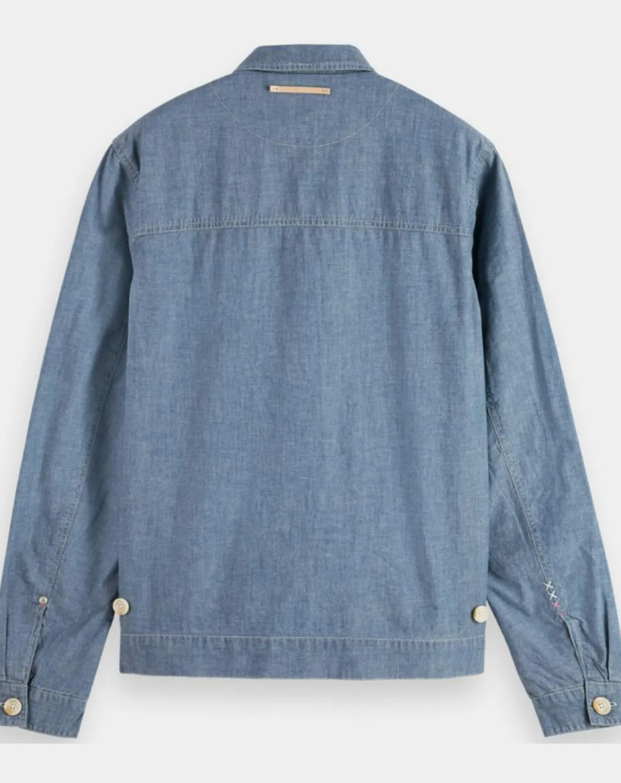 Blouson en Jean Chambray bleu-Scotch & Soda Best