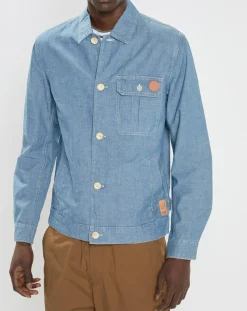 Blouson en Jean Chambray bleu-Scotch & Soda Best