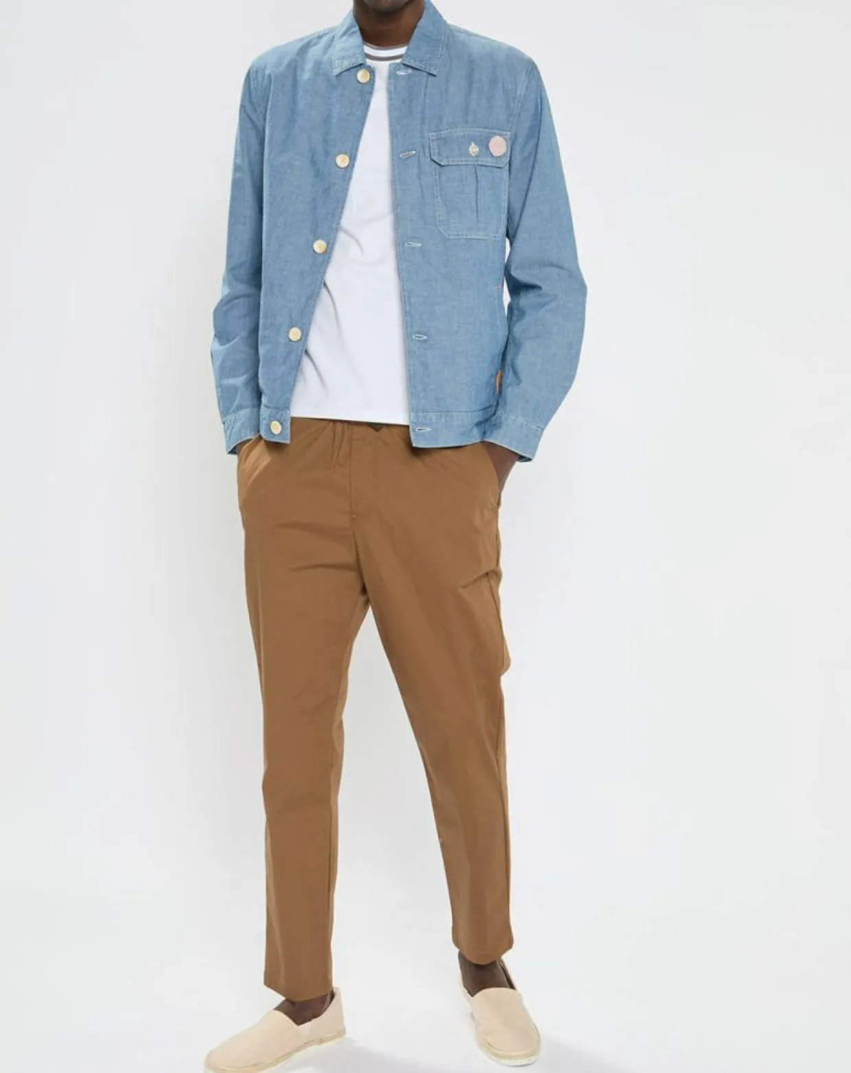 Blouson en Jean Chambray bleu-Scotch & Soda Best