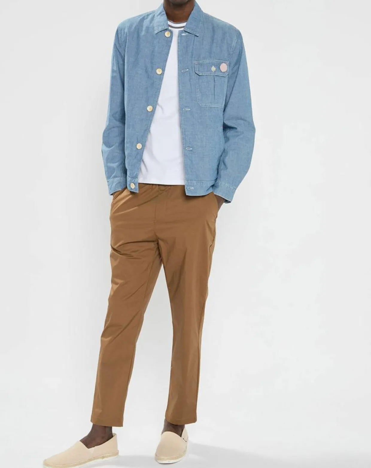 Blouson en Jean Chambray bleu-Scotch & Soda Best