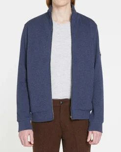 Homme Hackett London Vestes, Blousons^Blouson en jersey bleu moyen