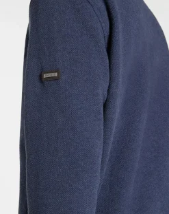 Homme Hackett London Vestes, Blousons^Blouson en jersey bleu moyen