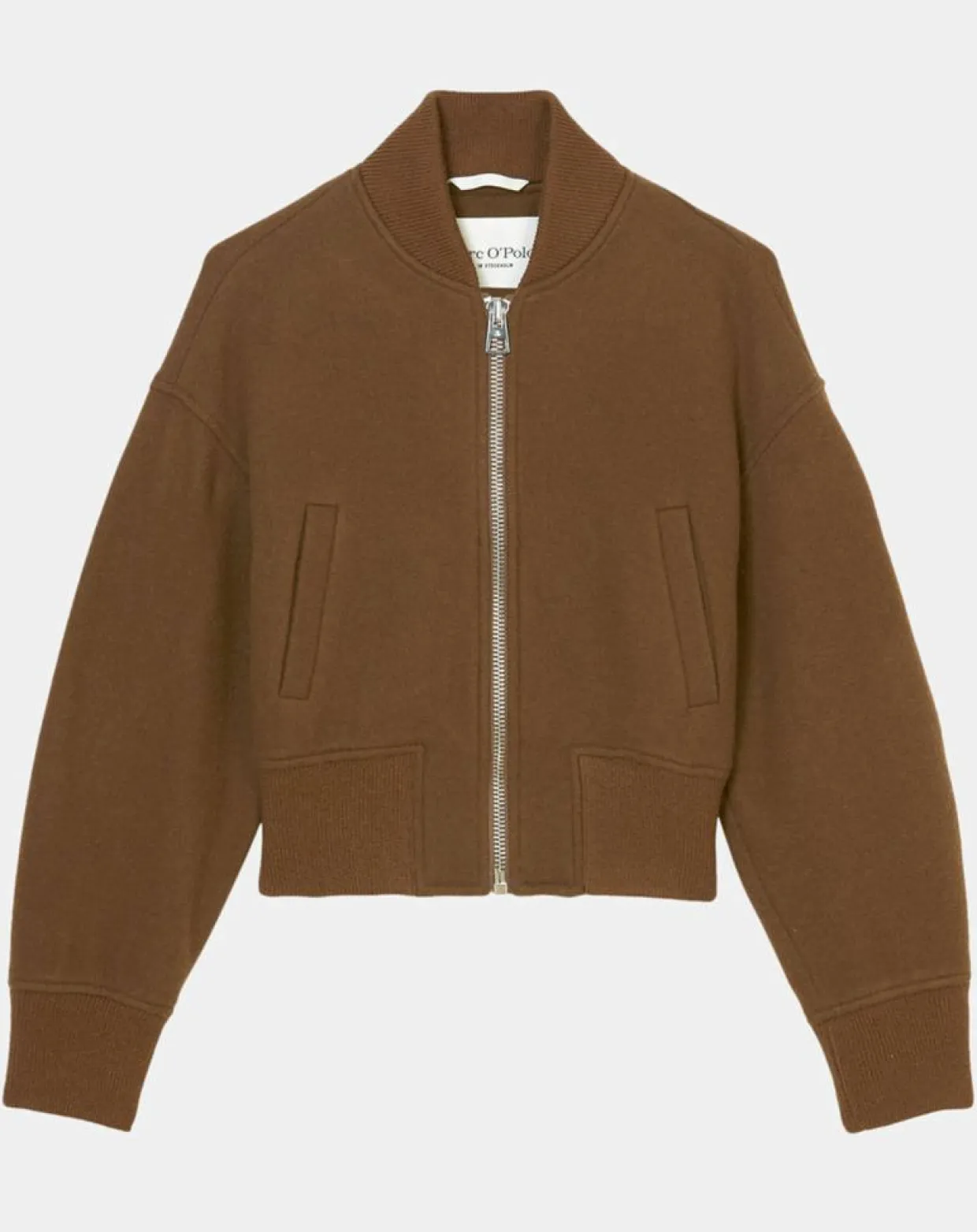 Blouson en Laine mélangée Cropped marron-Marc O'Polo Sale