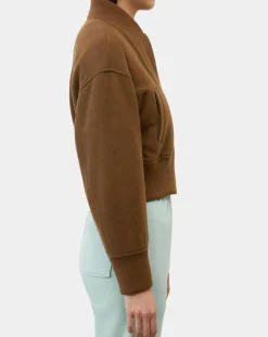 Blouson en Laine mélangée Cropped marron-Marc O'Polo Sale