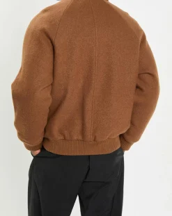Homme Marc O'Polo Vestes, Blousons^Blouson en Laine mélangée Thermor marron