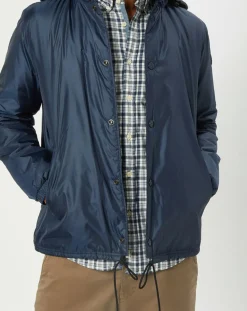 Blouson en micro ripstop bleu marine-Marc O'Polo