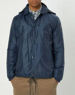 Blouson en micro ripstop bleu marine-Marc O'Polo