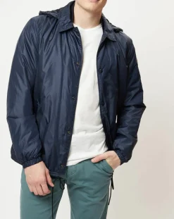 Blouson en micro ripstop bleu marine-Marc O'Polo