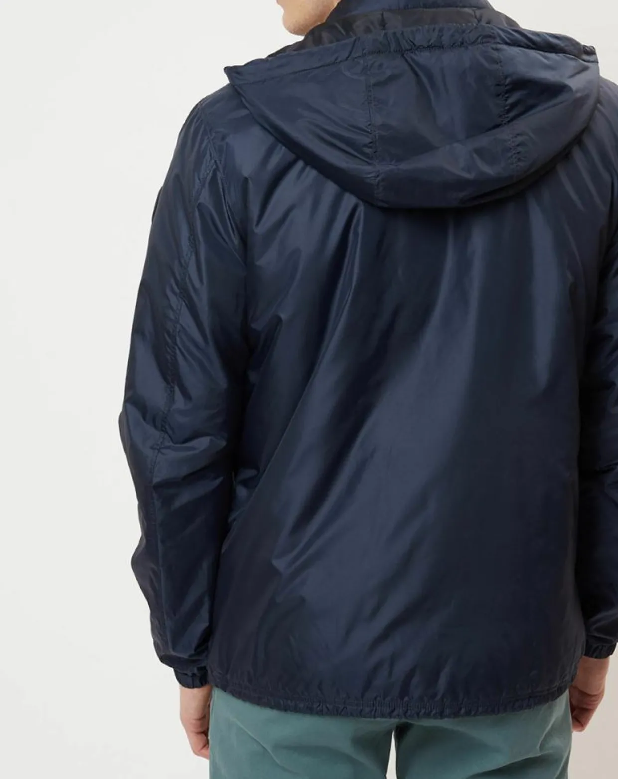 Blouson en micro ripstop bleu marine-Marc O'Polo