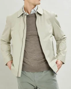 Homme Hackett London Vestes, Blousons^Blouson en toile unie beige