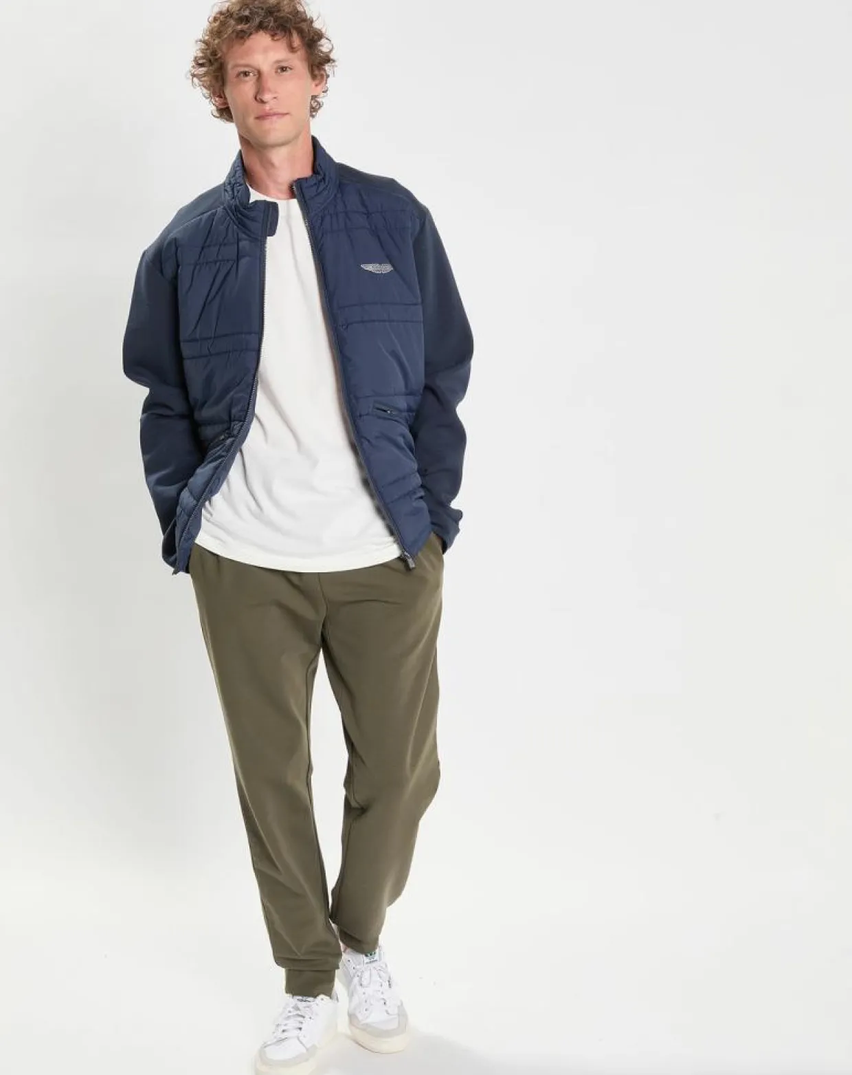 Blouson Hybrid Aston Martin Racing bleu marine-Hackett London Clearance