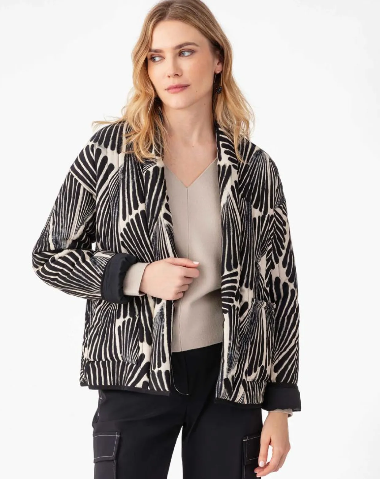 Blouson Lewis plumage-Indies Discount
