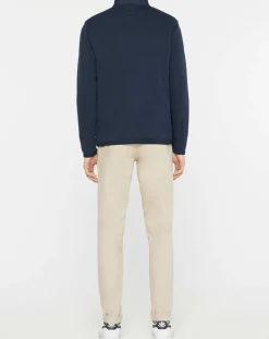 Homme Hackett London Vestes, Blousons^Blouson matelassé col montant bleu